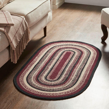 Connell Jute Rug Oval w/ Pad 27x48 - The Fox Decor